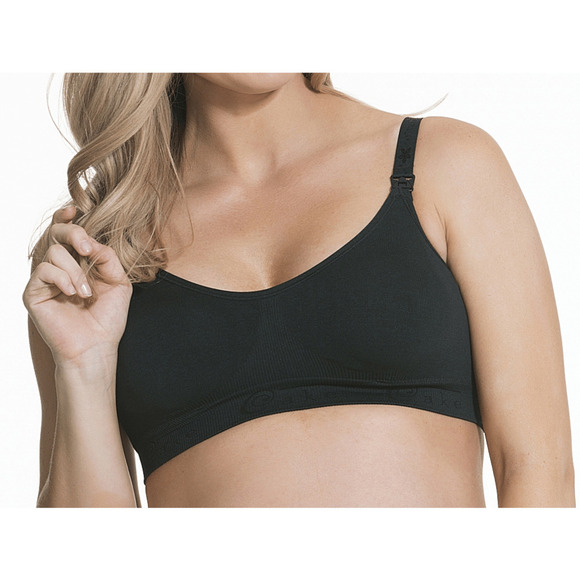 NEW CAKE LINGERIE WOMEN'S BLACK ROCK CANDY SEAMLESS SOFT NURSING BRA SIZE S - Picture 2 of 12